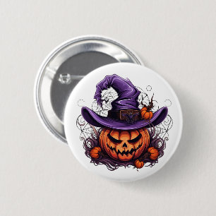 Halloween Pumpkin-Button Button