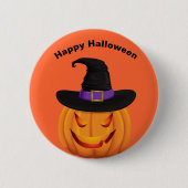 Halloween Pumpkin-Button Button (Vorderseite)