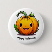 Halloween Pumpkin-Button Button (Vorderseite)
