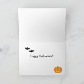 Halloween Pumpkin Carving Labradors Karte (Innenseite)