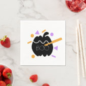 Halloween Pumpkin Carving Party Confetti Sprinkles Serviette (Beispiel)