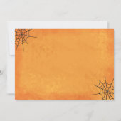 Halloween Pumpkin Carving Party Einladung (Rückseite)