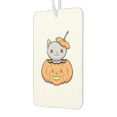 Halloween Pumpkin Cat   Autolufterfrischer (Links)