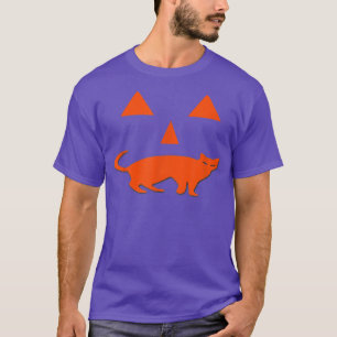 Halloween Pumpkin Cat Jack-o-Lantern - Spaß Spooky T-Shirt