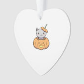 Halloween Pumpkin Cat   Ornament (Vorderseite)