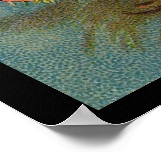 Halloween Pumpkin Charaktere und Hexe Poster (Ecke)