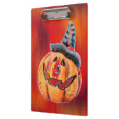 Halloween Pumpkin Clipboard Klemmbrett (Links)