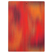 Halloween Pumpkin Clipboard Klemmbrett (Rückseite)