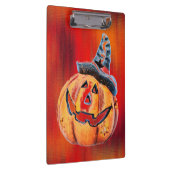 Halloween Pumpkin Clipboard Klemmbrett (Rechts)