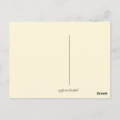 Halloween Pumpkin Collage Postcard Postkarte (Rückseite)