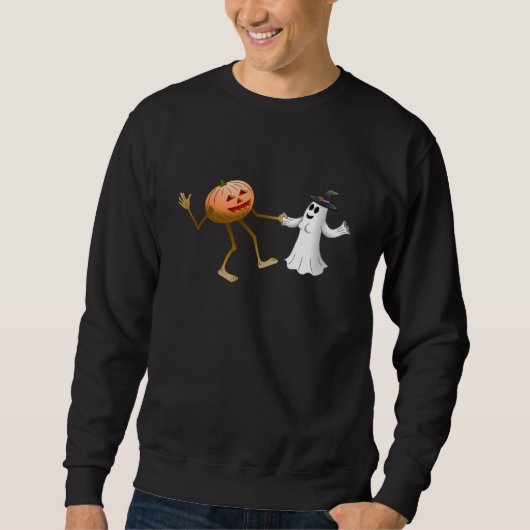 Halloween Pumpkin Costume Party Sweatshirt (Vorderseite)