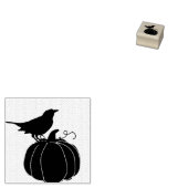 Halloween Pumpkin Crow Gummistempel (Stempel)