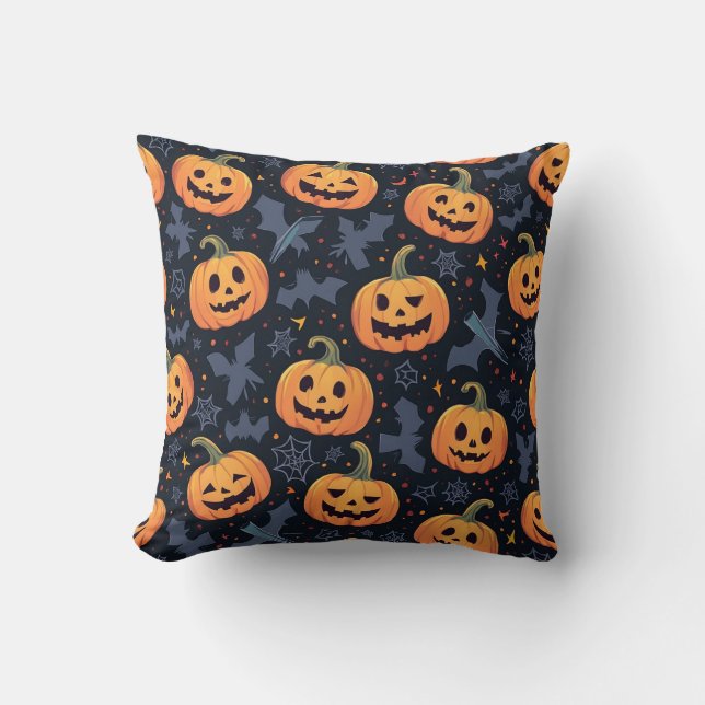 Halloween Pumpkin Cushion Kissen (Vorderseite)