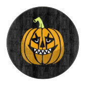 Halloween Pumpkin Cutting Board Schneidebrett (Vorderseite)