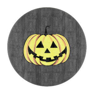 Halloween Pumpkin Cutting Board Schneidebrett