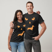 Halloween Pumpkin Dackel Dog Kürbislaterne Cos T-Shirt (Unisex)