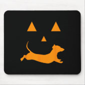 Halloween Pumpkin Dackel Jack-o-Laterne Kostüm Mousepad