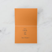 Halloween Pumpkin Dance Color entworfen Karte (Innenseite)