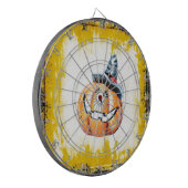 Halloween Pumpkin Dartscheibe (Vorderseite Links)