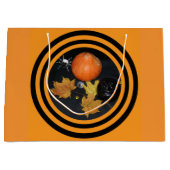 Halloween Pumpkin Dekoration Große Geschenktüte (Vorderseite)