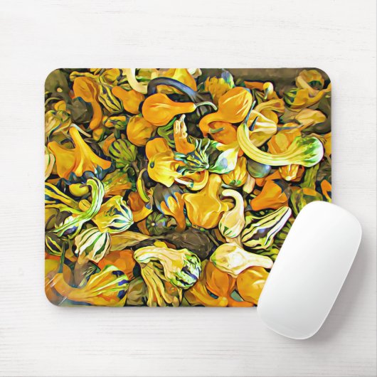 Halloween Pumpkin Dekorative Squash Maus Pad Mousepad (Mit Mouse)