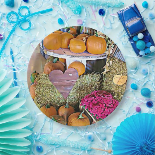 Halloween Pumpkin Display Party Paper Teller (Party)