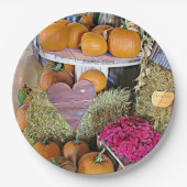 Halloween Pumpkin Display Party Paper Teller (Vorderseite)