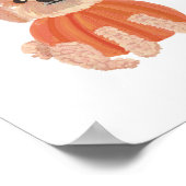 Halloween Pumpkin Doster Poster (Ecke)