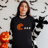 Halloween Pumpkin Eat Ghost Spooky Party Geschenk T-Shirt
