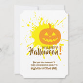 Halloween Pumpkin Einladung (Vorderseite)