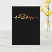 Halloween Pumpkin EKG Karte (Gelbe Blume)
