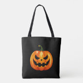 Halloween Pumpkin Face Beängstigend Tasche (Rückseite)
