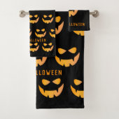 Halloween Pumpkin Face Black Custom Totuch Set (Insitu)