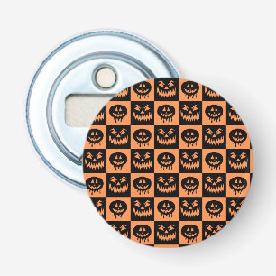 Halloween Pumpkin Face Ghost Spooky Muster Flaschenöffner