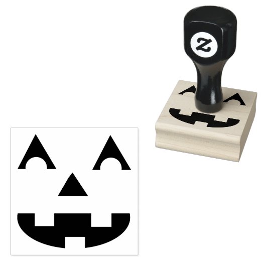 Halloween Pumpkin Face Gummistempel (Stempel)