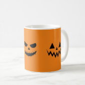 Halloween Pumpkin Face Holiday Tasse (VorderseiteRechts)