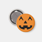 Halloween Pumpkin Face Magnet (Vorderseite/Rückseite)