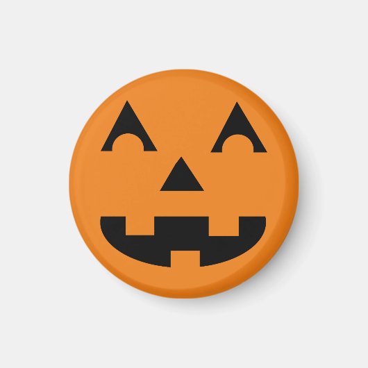 Halloween Pumpkin Face Magnet (Vorne)