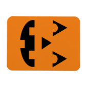 Halloween Pumpkin Face Magnet (Horizontal)