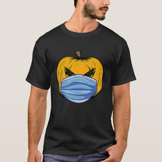 Halloween Pumpkin Face Masask Sinister Evil Jack O T-Shirt (Vorderseite)