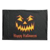 Halloween Pumpkin Face Pillowcase Kissenbezug (Rückseite)