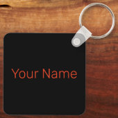 Halloween Pumpkin Face Retro Kostüm Erntedank Schlüsselanhänger (Rückseite)