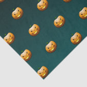 Halloween Pumpkin Face Seidenpapier (Detail)