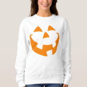 Halloween Pumpkin Face Sweatshirt (Vorderseite)