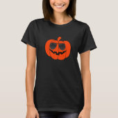 Halloween Pumpkin Face T-Shirt (Vorderseite)