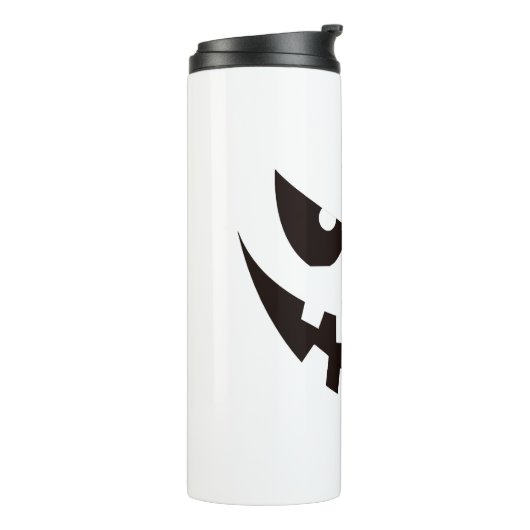 Halloween Pumpkin Face Thermosbecher (Nach links gedreht)