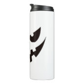 Halloween Pumpkin Face Thermosbecher (Nach rechts gedreht)