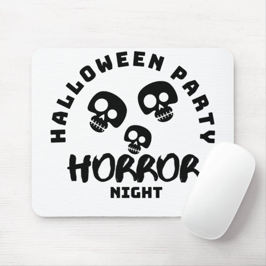 Halloween Pumpkin Face | Trick oder Treatstil Mousepad (Mit Mouse)