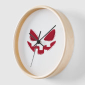 Halloween Pumpkin Face Uhr (Winkel)