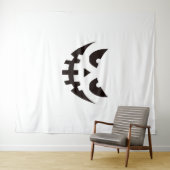 Halloween Pumpkin Face Wandteppich (Beispiel (Horizontal))